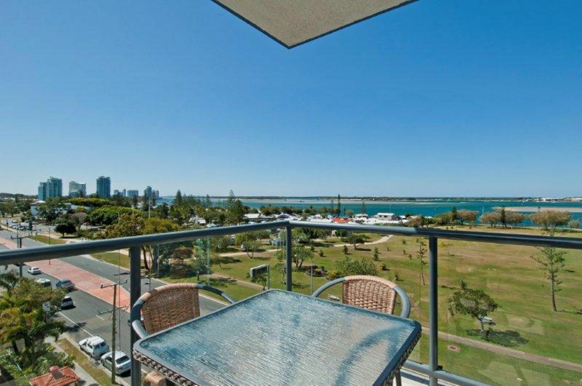 Aqualine Apartments On The Broadwater Guldkusten Exteriör bild